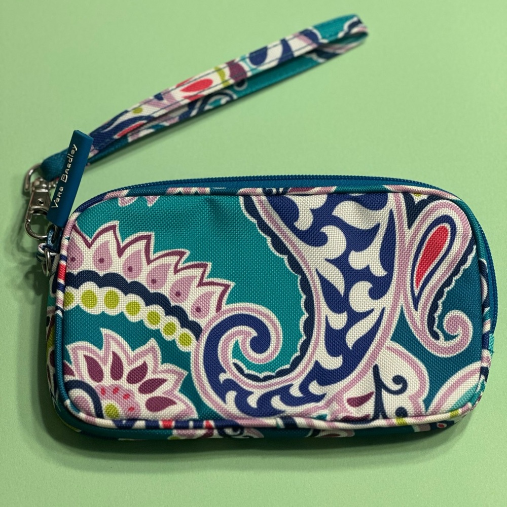 Vera Bradley Waikiki Paisley Tech Case Wristlet